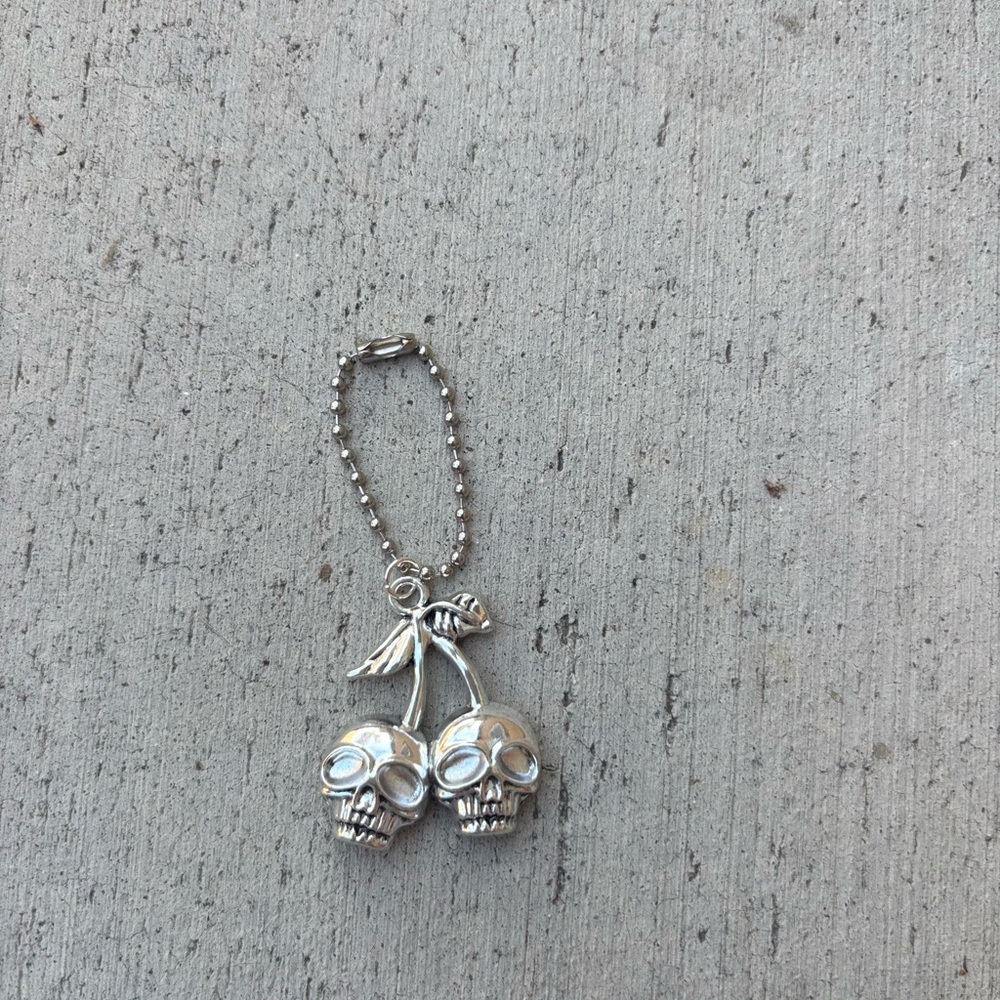 Stanley Silver Skull Charm quencher handle charm